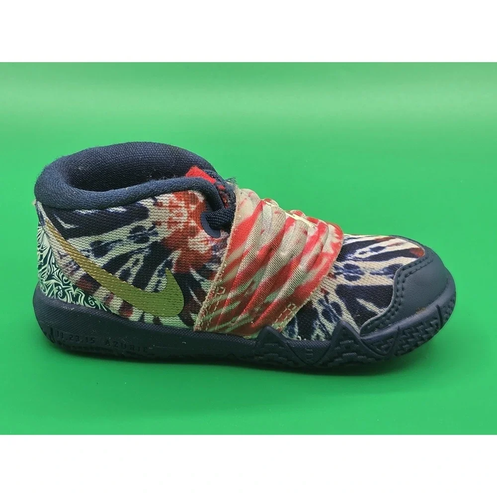 Nike Toddler KYBrid S2 TDV Tie Dye Basketball Shoes DA2324-400 USA Blue Size 6C